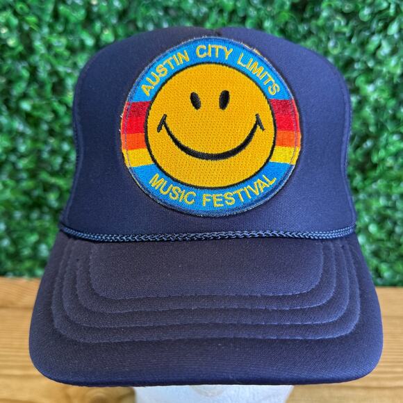 Aviator Nation Trucker Hat Cap Blue Austin City Limits Festival ACL Music Fest - Picture 1 of 8